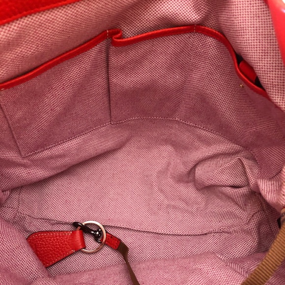 Dooney & Bourke Lg Logo Lock Pebbled Leather Bag - Picture 7 of 16